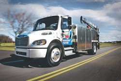 The Freightliner S2G 33,000 GVW propane-powered truck.