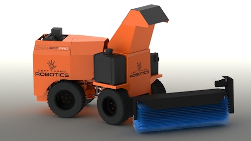 Snow Bot Pro Turned Side View