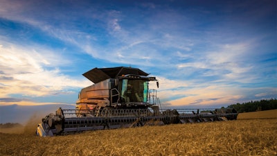 Massey Ferguson IDEAL combine harvester.