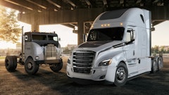 The 1942 Model 600 “Shovelnose” and the 2017 New Cascadia.