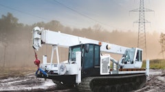 PANTHER T16 implement-ready model with rubber tracks.