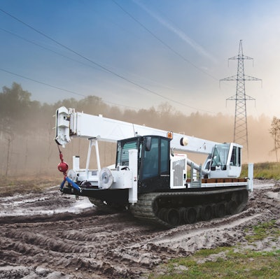 PANTHER T16 implement-ready model with rubber tracks.