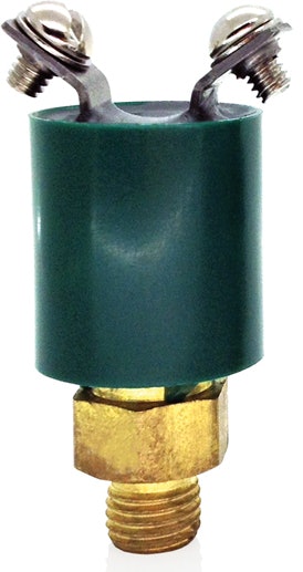 The 25PS pressure switch has built-in safety with a sealed design that includes epoxy backfill around electrical terminals.