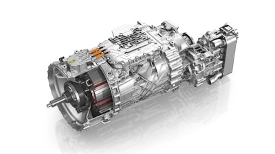 The TraXon Hybrid is ZF’s first hybrid solution for heavy-duty trucks.