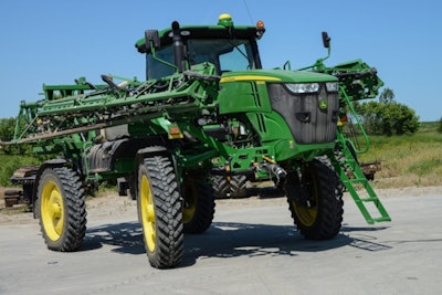 Alliance Tire's Agriflex 363 VF 380/90R46 row crop tire is a very high flexion (VF) tire designed specifically for the North American sprayer market.