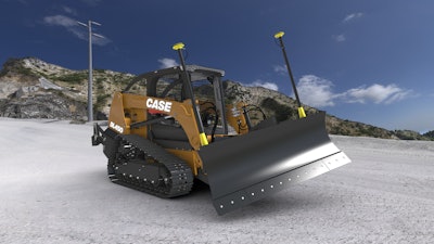 The CASE DL450 Compact Dozer Loader.