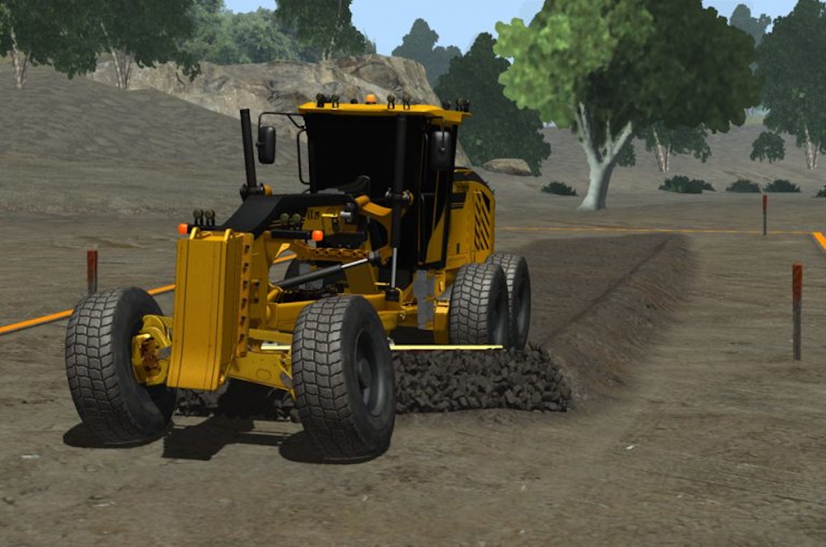 CM Labs Simulations Releases New Motor Grader Simulator Training Pack