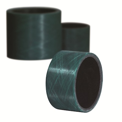 Fiber-reinforced, self-lubricating deva.tex sliding bearings.