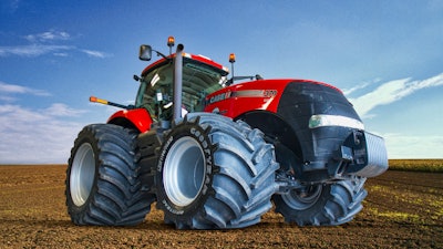 Titan's new Goodyear OPTITRAC LSW1100/35R32 and LSW1250/35R46 offer an approximate 25% improvement to footprint compared to a standard dual setup.