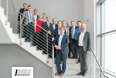 Founding members of BiSS Association e.V.: Jörg Paulus (POSITAL) – front row, left.