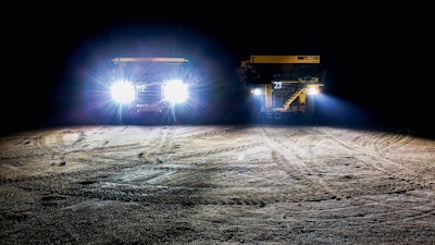 Traditional LED worklight versus ZEROGLARE worklight.