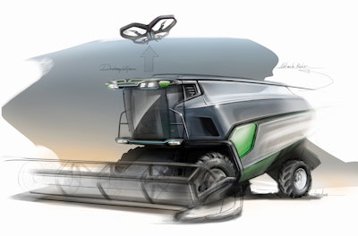 In connection with a camera in the new CAB Concept Cluster Smart CAB, drones can provide a comprehensive picture regarding the condition of plants and soils.