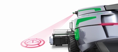 With the VISIOTECH projection module warning signals can be easily and quickly projected onto the ground in front of the vehicle.