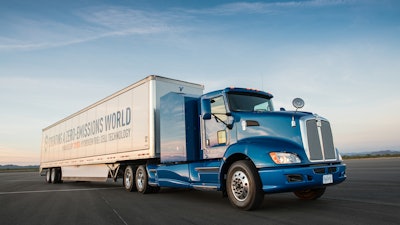 The Toyota heavy-duty hydrogen fuel cell Class 8 truck will receive its hydrogen supply from the company's new hydrogen generation station.