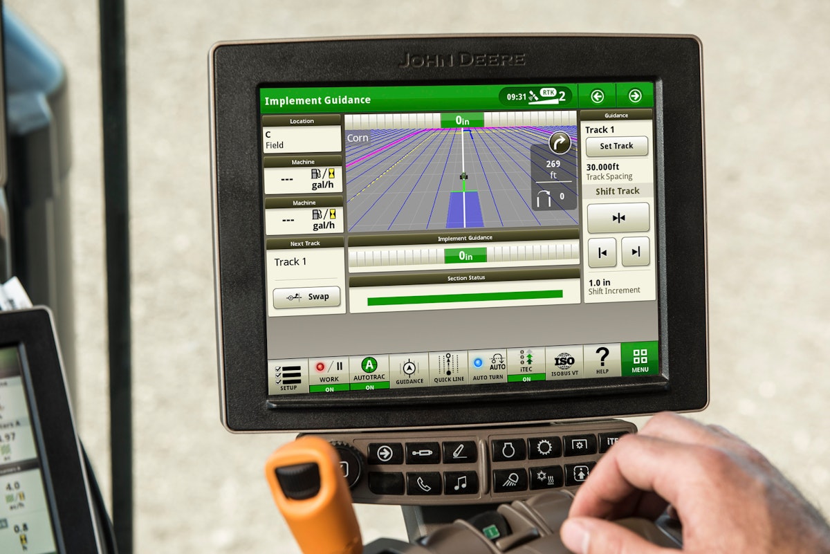 Deere Offers New Advanced Guidance and Machine Data for Generation 4  Displays