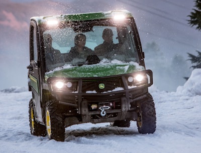 John Deere Gatorin Snow