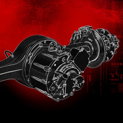 The Meritor eCarrier features an integrated motor and delivers 150-200 kW (201.2-268.2 hp) of continuous power.