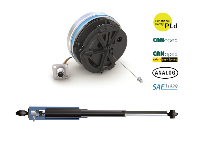 Sixo Position Sensor SIKO SGH50 Position Senor for Hydraulic and Telescopic Cylinders From ...