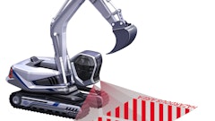 The VISIOTECH Projection-Technology can be used to optically delineate work or hazardous areas around a machine.