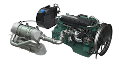 Stage V D8 engine and EATS