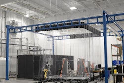 AKG's new thermocycle test stand runs a 50/50 mix of water and glycol to help test and validate product life cycles.