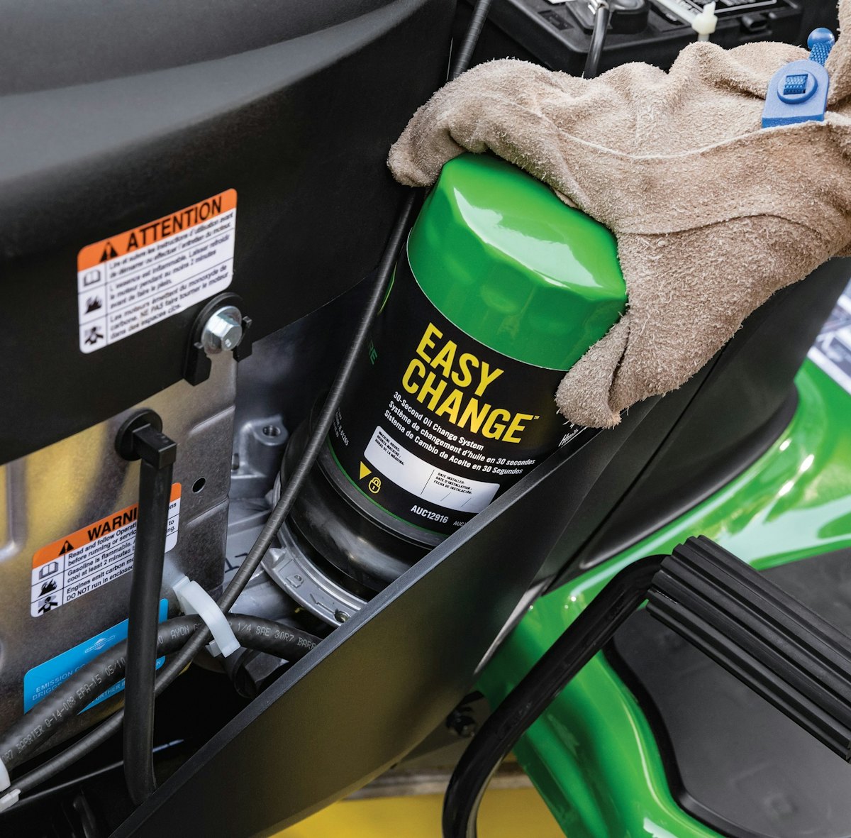 John Deere Introduces New Easy Change 30Second Oil Change System OEM