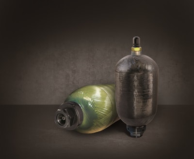 Steelhead Composites employs the strength of carbon fiber contained within a thermoset epoxy resin matrix to withstand the high stresses in the walls of pressure vessels.