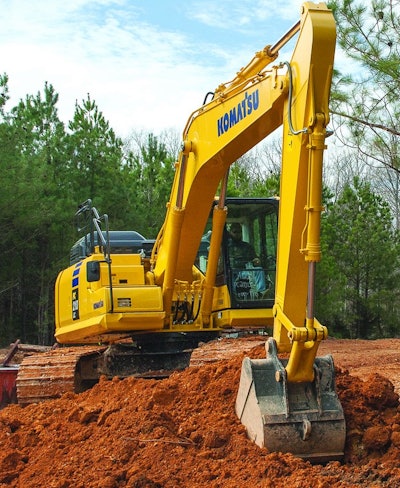The PC210LC-11 is one of the most popular Komatsu machines Pine Bush rents and sells.