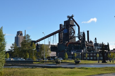 Blast furnaces in Raahe and Luleå (pictured) between 2030-2040 will help SSAB further achieve its emissions-reduction goals.