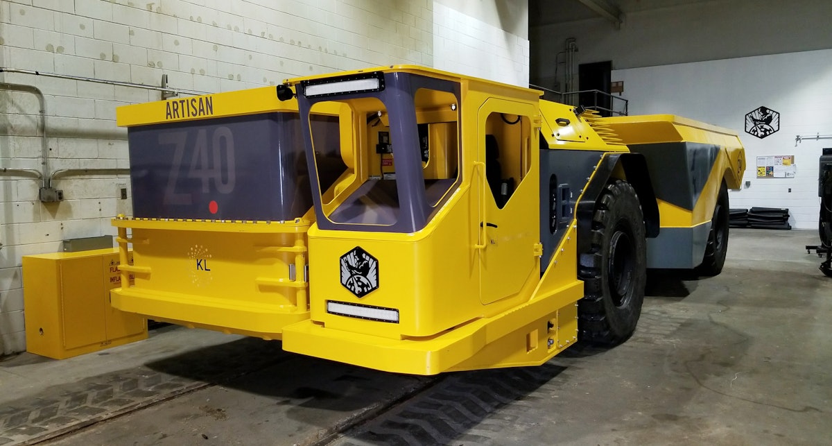 Artisan Vehicles Delivers First 40 Tonne AllBattery Powered Haul Truck