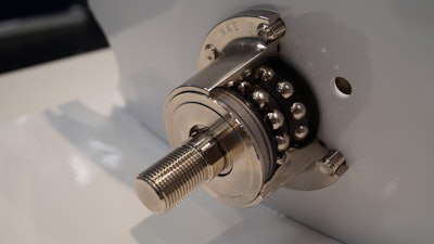 Bearing unit for disc harrows.