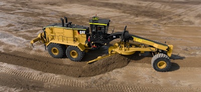 Cat 24 Motor Grader Grades Bench