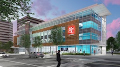 A rendering of the new Dwight and Dian Diercks Computational Science Hall.