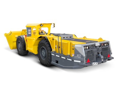 The Atlas Copco Scooptram ST7 Battery is a 6.8 metric tonne LHD designed to produce zero emissions underground, cleaner air, less noise and less heat.