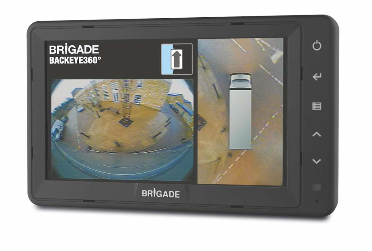 Brigade Electronics Backeye360 BN360200 360Degree Camera Monitor