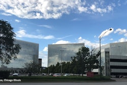 Site of Komatsu America's new North American headquarters in Chicago Triangle Plaza.