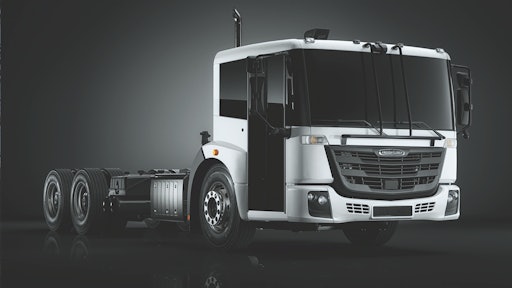 Freightliner EconicSD low cab chassis with optional passenger side fully glazed bi-fold door