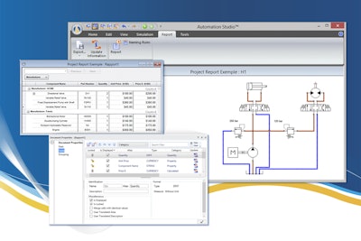 New BOM & Report Module Preview in Automation Studio 6.3.
