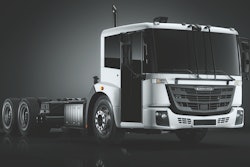 Freightliner EconicSD low cab chassis with optional passenger side fully glazed bi-fold door