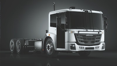 Freightliner EconicSD low cab chassis with optional passenger side fully glazed bi-fold door