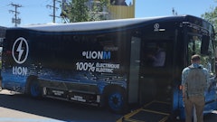 The Lion Electric Co. reveals its all-electric midi/minibus at Movin’On 2018 (learn more, 21007256).