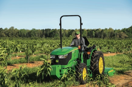 John Deere Introduces Low-Profile, Narrow High Value Crop Tractor