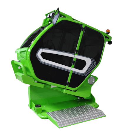 Roto cab dynamic simulator