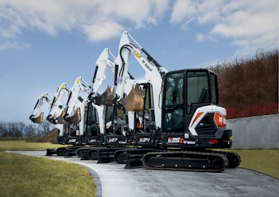 R-Series compact excavator range