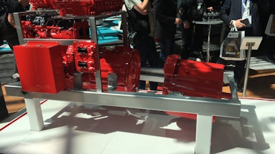 The Cummins REEV system includes an engine-powered generator which can recharge the system's battery pack when necessary.