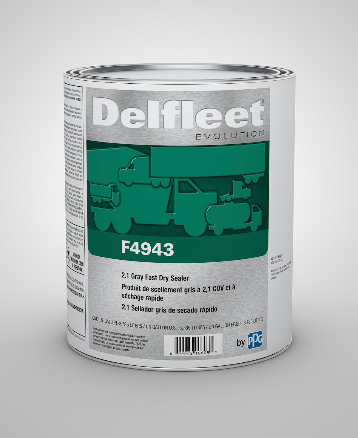 Ppg Delfleet Evolution F4943 2 1 Voc Fast Dry Urethane Sealer