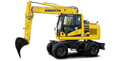 Pw160 11 Wheeled Excavator