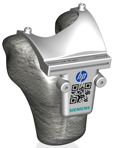 Siemens And Hp Color 3 D Printed Surgincal Cutting Guide 2