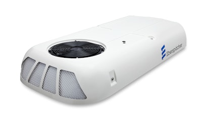 Eberspaecher Suetrak AC403E – electric, roof-mounted driver’s seat air-conditioning system.