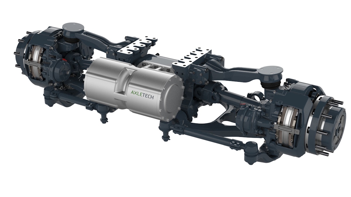 AxleTech 5000 Series eISAS Electric Independent Suspension Concept From